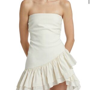 Cinq à Sept BNWT Strapless Cream Dress